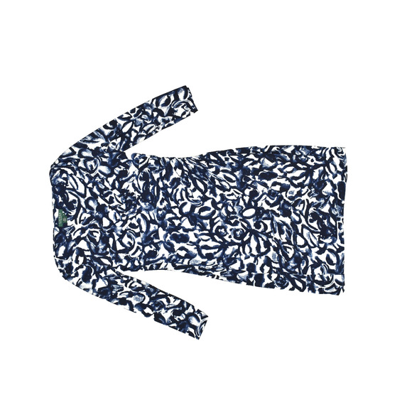 Lauren Ralph Lauren Women's Size 10 Blue White Abstract Print Dress - Picture 1 of 8